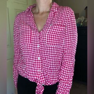Jones New York checkered top